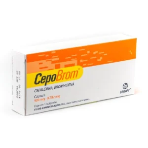CEPOBROM 500/8.782MG CAP C/12 *MVE*