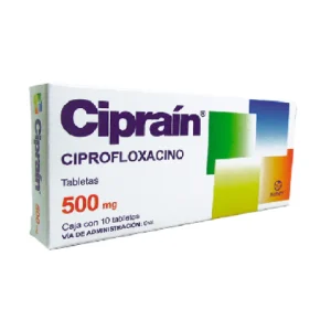 CIPRAIN 500MG. TAB C/10 *MVE*PE