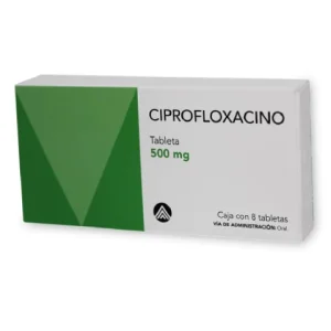 CIPROFLOXACINO 500MG TAB C/8 *MVE*PE