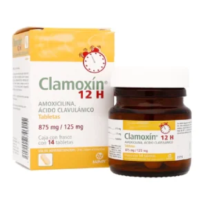 CLAMOXIN 12H 875/125MG TAB C/14 *MVE* PE