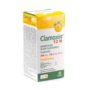 CLAMOXIN 12H PED 200/28.5MG/5ML SUSP. 40ML *MVE* PE