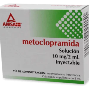 METOCLOPRAMIDA 10MG/2ML SOLUC INY C/6 *ANT*