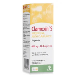 CLAMOXIN S 600/42.9MG/5ML SUSP 50ML *MVE* PE