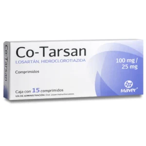CO-TARSAN 100/25MG. COMP. C/15 *MVE*