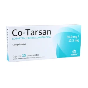 CO-TARSAN 50/12.5MG. COMP. C/15 *MVE*