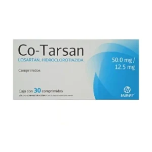 CO-TARSAN 50/12.5MG. COMP. C/30 *MVE*PE