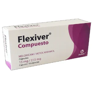 FLEXIVER COMP. 15/215MG. CAP C/10 *MVE* PE