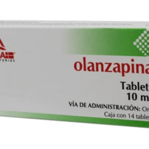 OLANZAPINA 10MG TAB C/14 *ANT*