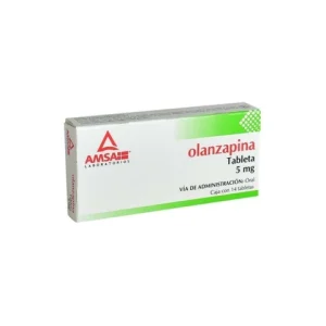 OLANZAPINA 5MG TABS C/14*ANT*