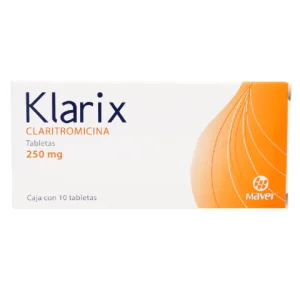 KLARIX 250MG TAB C/10 *MVE*