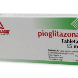 PIOGLITAZONA 15MG TAB C/7 *ANT* L