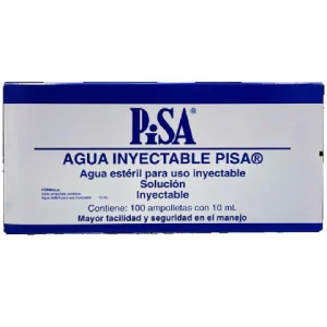 AGUA INYECTABLE 10ML AMP C/100 *PIS* PLASTICO