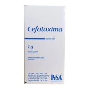 CEFOTAXIMA 1GR/4ML SOL INY IV C/1 *PIS*
