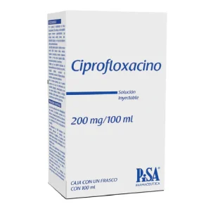 CIPROFLOXACINO 200MG/100ML SOL INY I.V 100ML *PIS*