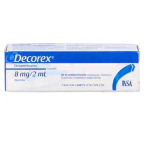 DECOREX 8MG/2ML SOL INY C/1 *PIS*R