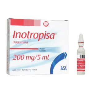 INOTROPISA 200MG/5ML SOLUC INY C/5 *PIS*