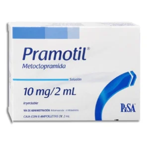 PRAMOTIL 10MG/2ML SOLUC INY C/6 *PIS* R