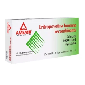 REFRI-ERITROPOYETINA 4000UI SOL INY C/6*ANT*