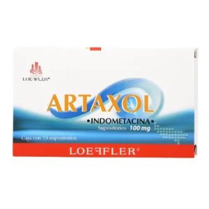 ARTAXOL 100MG SUPOSITORIO C/15 *LOE*+