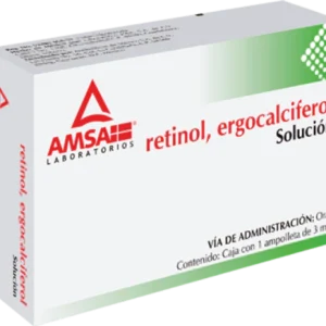 RETINOL,ERGOCALCIFEROL 6000/400UI/3ML AMP ING C/1*ANT*