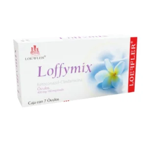 CLINDAMICINA,KETOCONAZOL(LOFFYMIX) 100/400MG OVULOS C/7 *LOE*+