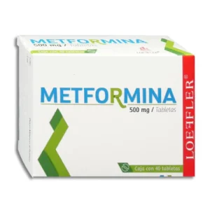 METFORMINA 500MG TABS C/40*LOE*