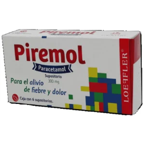 PIREMOL 300MG. SUPOSITORIOS C/6 *LOE*+