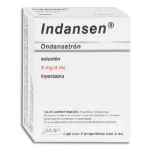 INDANSEN 8MG/4ML SOL INY C/3 *MVI* N