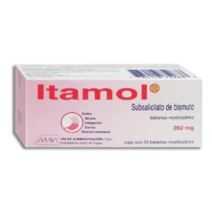 ITAMOL 262MG. TAB. MAST. C/24 *MVI*