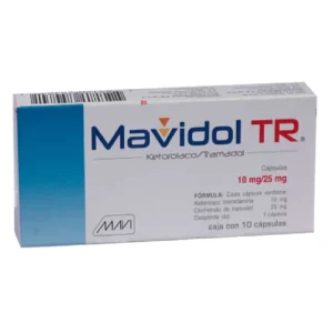 MAVIDOL TR 10/25MG. CAP. C/10 *MVI*