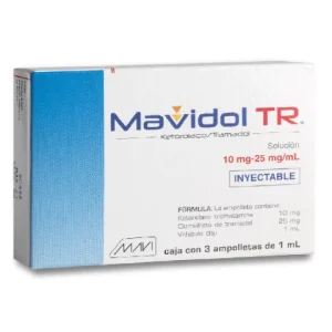 MAVIDOL TR 10/25MG/1ML SOL INY C/3 *MVI* N
