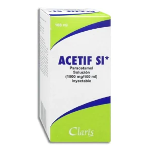 ACETIF SI 1GR/100ML SOL INY C/1 *CLA*