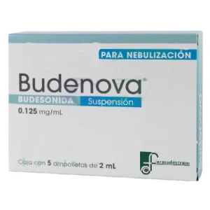 BUDENOVA 0.125MG/2ML AMP C/5 *NOV* P/NEBULIZAR