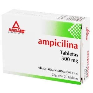 AMPICILINA 500MG TAB C/20 *ANT*