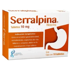 CADP 11-2025 HIOSCINA 10MG GRAG C/10 *SRR* SERRALPINA