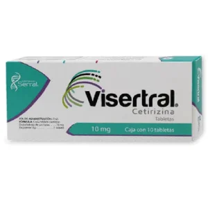 VISERTRAL 10MG. TAB. C/10 *SRR*