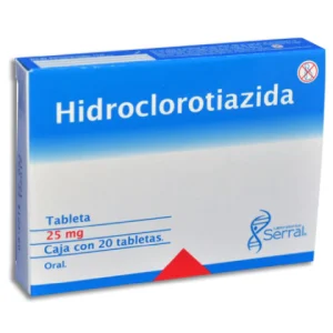 HIDROCLOROTIAZIDA 25MG TAB C/20 *SRR*