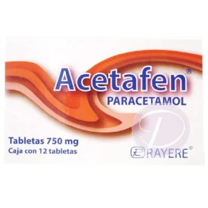 ACETAFEN 750MG. TAB C/12 *RAY*