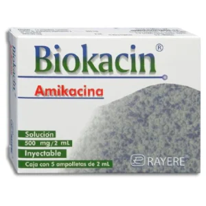 BIOKACIN 500MG/2ML SOL. INY. C/5 AMP. *RAY*