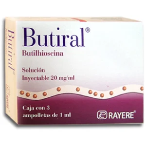 BUTIRAL 20MG/1ML SOL. INY C/3 *RAY*