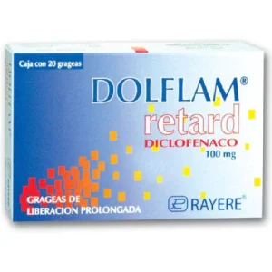 DOLFLAM RETARD 100MG. GRAG. C/20 *RAY* R