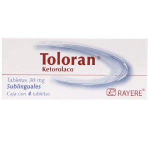 TOLORAN 30MG. TAB SL C/4 *RAY*