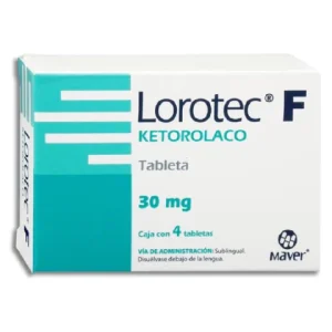 LOROTEC-F 30MG. TAB SL C/4 *MVE* N