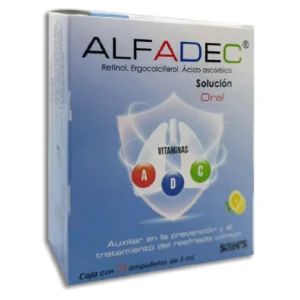 ALFADEC ADC SOL INGERIBLE C/3 AMPOLLETAS *QSO*