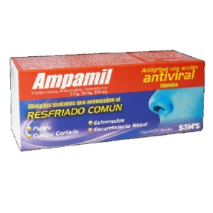 AMPAMIL 50/3/300MG CAP C/24*QSO*PE