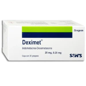 DEXIMET 25/0.25MG GRAG C/30 *QSO*