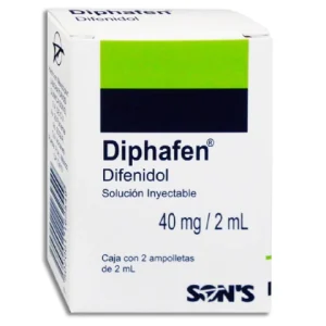 DIPHAFEN 40MG/2ML. SOL. INY. C/2 *QSO*OF