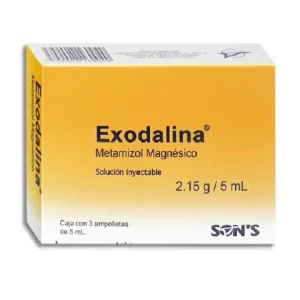 EXODALINA 2.15GR/5ML SOL. INY. C/3 *QSO* PE