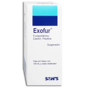 EXOFUR 350MG/20G/1G SUSP. 120ML *QSO*