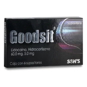 GOODSIT 60/5/400/50MG SUPOSITORIOS C/6 *QSO*